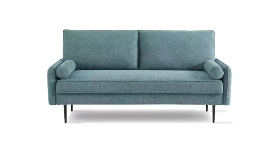 ZEKE 2-seater blue sofa