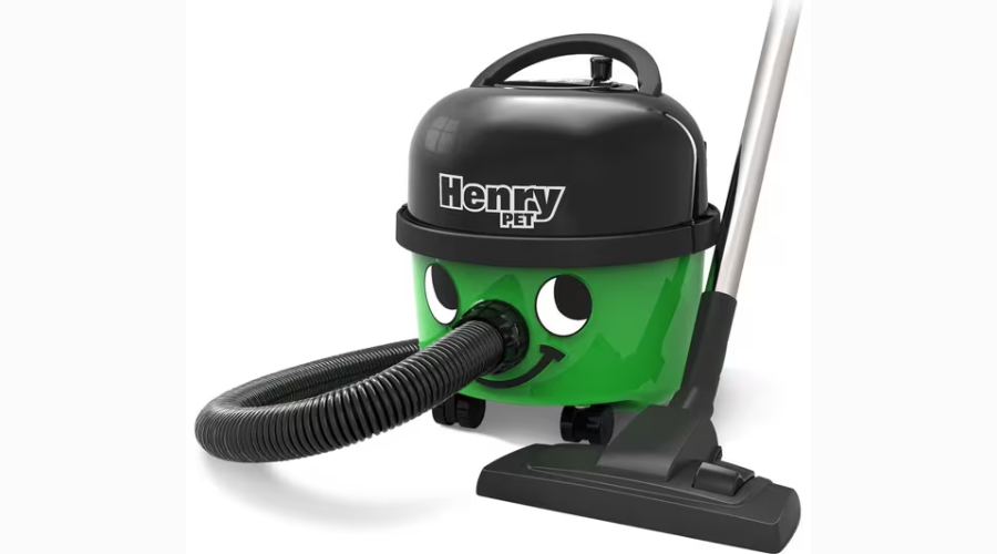 Numatic Henry PET200 Cylinder Bagged Vacuum Cleaner in Green