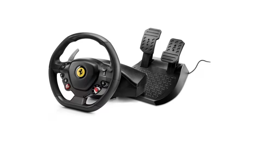 T80 Ferrari 488 GTB Edition Racing Wheel & Pedals 