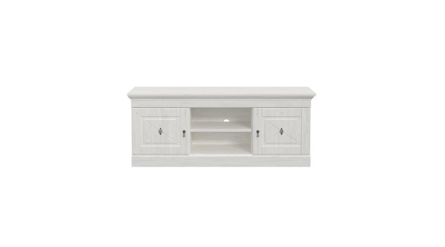 TV module 2 doors PORTOFINO white | Feedhour