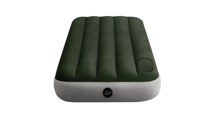 Twin camping mattress with Fiber-Tech INTEX | Feedhour
