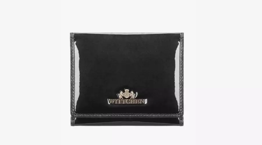 Women's leather wallets made of natural black leather