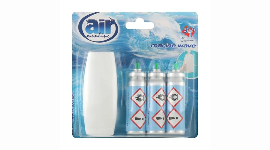 Air freshener Air Menline Marine Wave (dispenser, 1 pc + applicator, 3*15 ml)