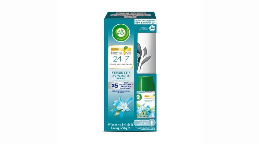 Automatic air freshener Air Wick Freshmatic Automatic Spray Complete Pure Spring Delight Spring mood, 250 ml