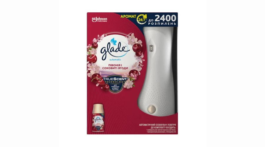 Automatic air freshener Glade Peony and juicy berries, 269 ml