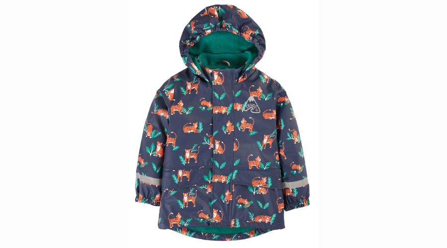 Tiger Print Hooded Raincoat (1-10 Yrs)