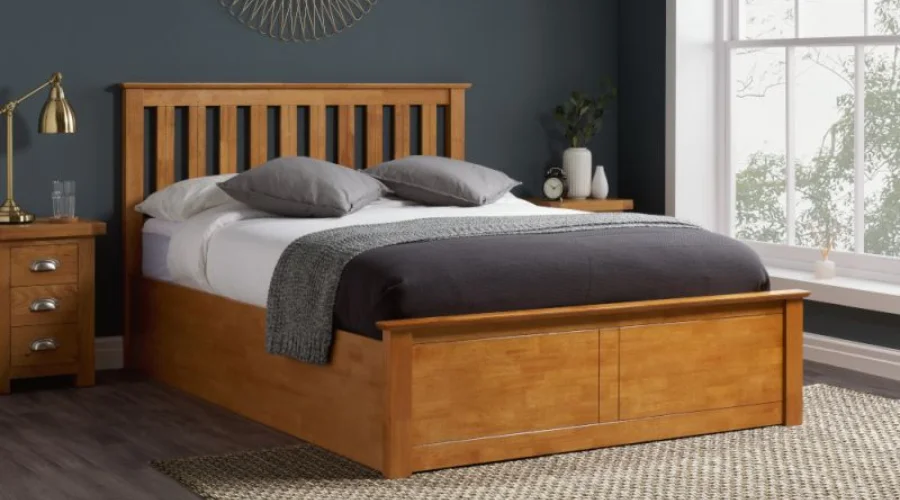 Phoenix Wooden Ottoman Storage Bed Frame