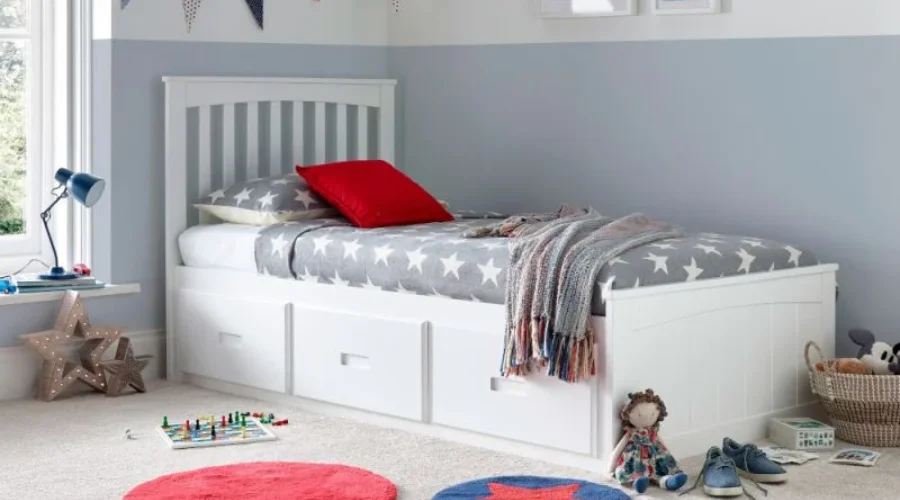 Quest Wooden 3 Drawer Storage Bed