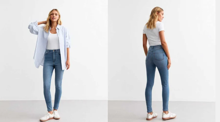 Blue Lift & Shape Jenna Skinny Jeans