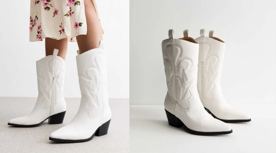 White Cowboy Boots