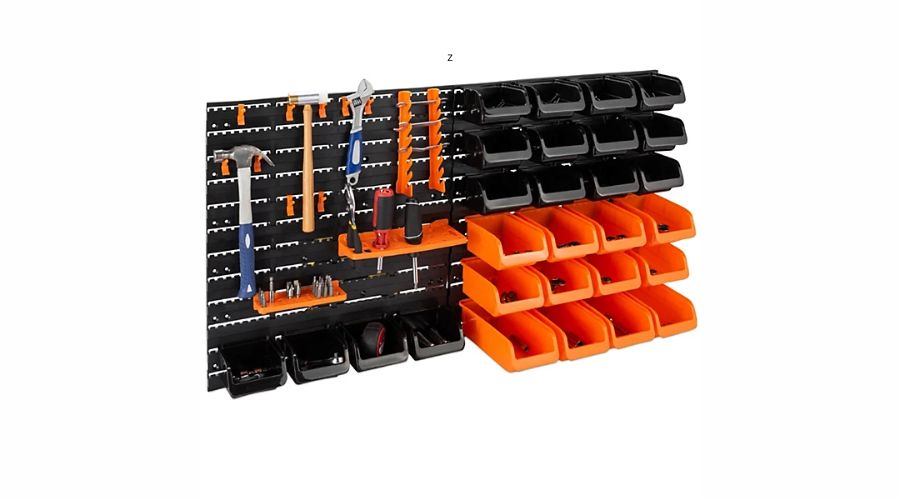 44 Pcs Pegboard Shelf Tool Organiser