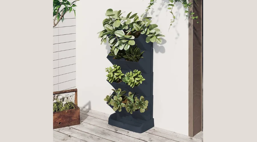 Create a Modern Living Wall with the Berkfield Vertical Garden Plant Set