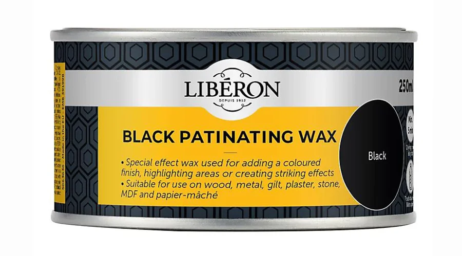 Liberon Black Patinating Wax - 250ml