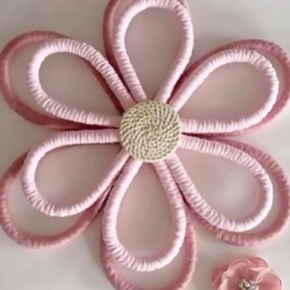 Flower Wall Hanging | Kids Room | Girls Room Decor