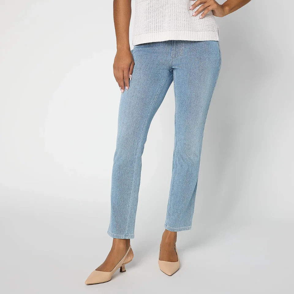 Belle by Kim Gravel Regular FlexiModal Straight Leg Ankle Jean