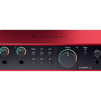 Focusrite Scarlett 2i2 (4th Gen) Audio Interface
